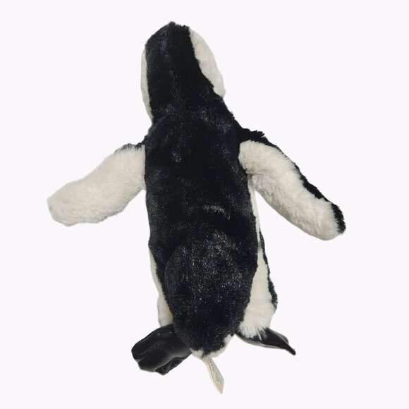 Rinco African Penguin 10 inch Black White Bird Beanbag Plush Stuffed Animal Toy - Picture 3 of 5